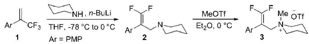 三氟甲磺酸甲酯的制备方法和应用