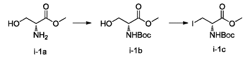 BOC-3-碘-D-丙氨酸甲酯的制备