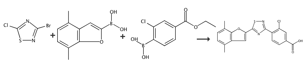 4-硼-3-氯苯甲酸乙酯的应用