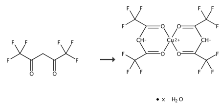 六氟乙酰丙酮化铜的水合物的应用
