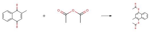 1,4-二乙酰氧基-2-甲基萘的制备