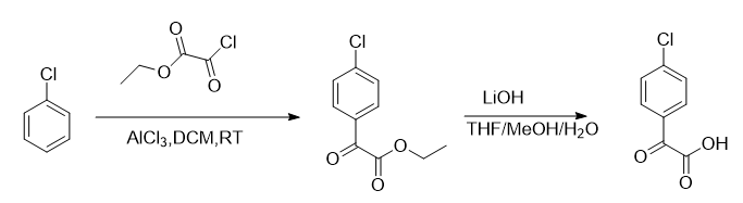 (4-氯苯基)乙醛酸的制备和应用