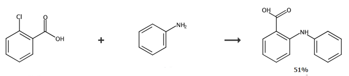  2－(N－苯基氨基)苯甲酸的合成路线