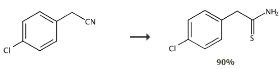 4-氯苯基硫代乙酰胺的制备和应用举例
