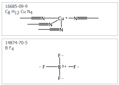 六氟磷酸四乙氰铜四氟硼酸盐的制备方法和应用