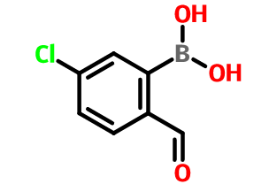 5-氯-2-甲酰基苯硼酸的制备和应用