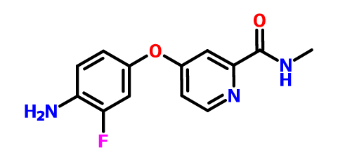 4-(4-氨基-3-氟苯氧基)吡啶-2-羧酸甲胺的制备方法