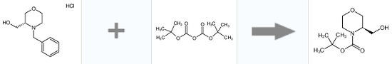 (3R)-3-(羟甲基)吗啉-4-羧酸叔丁酯的制备