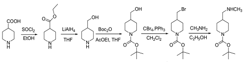 (R)-1-Boc-3-氨甲基哌啶的制备