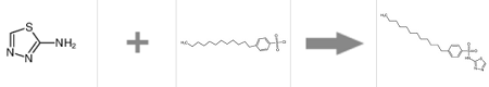 4-十二烷基-N-1,3,4-噻二唑-2-基苯磺酰胺的制备