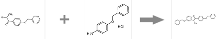 3-甲基-5-苄氧基-2-(4-苄氧基苯基)-1H-吲哚的制备