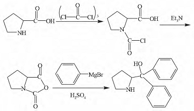 (R)-(-)-2-[羟基(二苯基)甲基]-1-甲基吡咯烷的制备