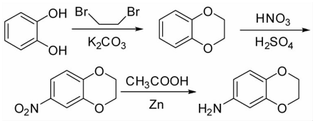 6-氨基-1,4-苯并二氧杂环的制备