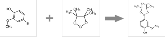 4-羟基-3-甲氧硼酸频哪醇酯的制备