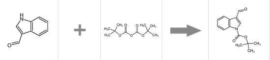 3-甲酰基吲哚酸-1-羧酸 T-丁基酯的制备