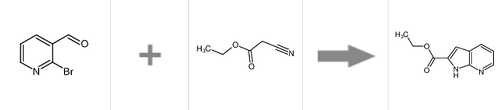 1H-吡咯并[2,3-B]吡啶-2-羧酸乙酯的制备