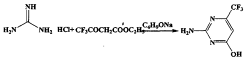 2-氨基-4-羟基-6-(三氟甲基)嘧啶的制备