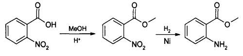 4-氨基-3-氟苯羧酸甲酯的制备
