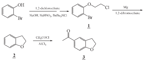 5-乙酰基-2，3-二氢苯并[B]呋喃的制备