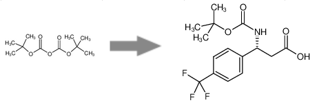BOC-(R)-3-氨基-3-(4-氟苯基)-丙酸的制备