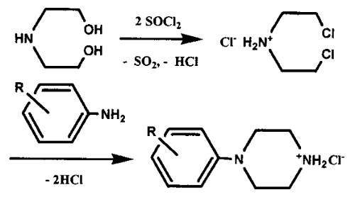 1-(4-溴苯基)哌嗪盐酸盐的制备