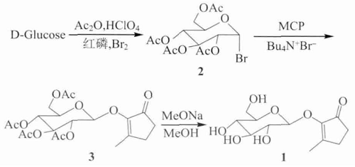 5-溴-4-氯-3-吲哚基-beta-D-吡喃葡糖苷的制备