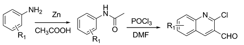 2-氯-8-甲基喹啉-3-甲醛的制备