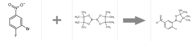 2-氟-5-硝基苯硼酸的制备