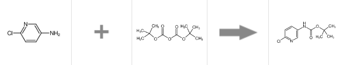5-(N-叔丁氧羰基氨基)-2-氯吡啶的制备