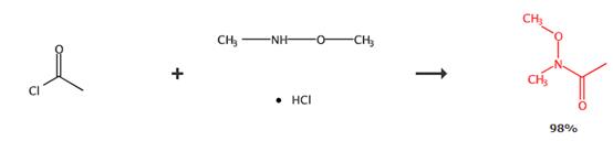 N-甲氧基-N-甲基乙酰胺的合成与应用
