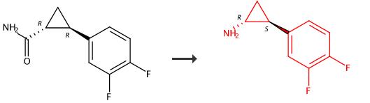(1R,2S)-REL-2-(3,4-二氟苯基)环丙胺盐酸盐的合成与应用