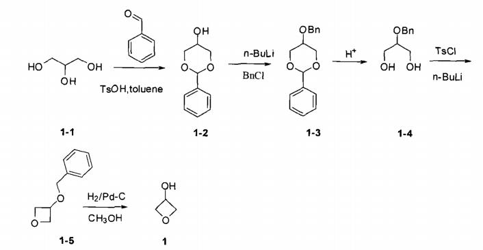 氧杂环丁-3-醇的制备方法