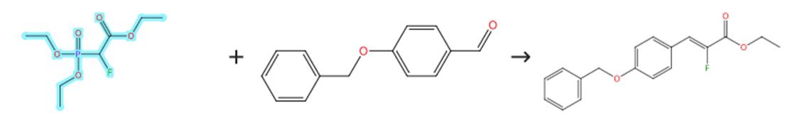 2-氟-2-磷酰基乙酸三乙酯的缩合反应