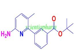 3-(6-氨基-3-甲基吡啶-2-基)苯甲酸叔丁酯,3-(6-Amino-3-methyl-pyridin-2-yl)-benzoicacidtert-butylester