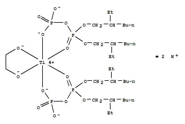 双(二辛氧基焦磷酸酯基)乙撑钛酸酯,Di(dioctylpyrophosphato) ethylene titanate