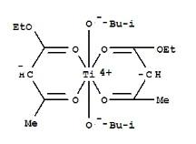 双(乙酰乙酸乙酯)钛酸二异丁酯,(Z)-4-ethoxy-4-oxobut-2-en-2-olate,2-methylpropan-1-olate,titanium(4+)