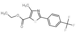 2-[4-(三氟甲基)]苯基-4-甲基-5-噻唑甲酸乙酯,Ethyl 4-methyl-2-(4-(trifluoromethyl)phenyl)thiazole-5-carboxylate