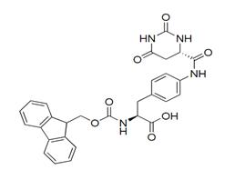 N-[芴甲氧羰基]-4-[[[(4S)-六氢-2,6-二氧代-4-嘧啶基]羰基]氨基]-L-苯丙氨酸；Fmoc-Aph(Hor)-OH(地加瑞克原料中间体）1253282-31-3