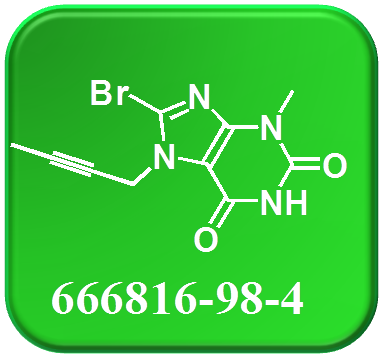 8-溴-7-(2-丁炔)-3-甲基黃嘌呤,8-bromo-7-(but-2-ynyl)-3-methyl-1H-purine-2,6(3H,7H)-dione