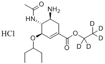 奥司他韦-D,Oseltamivir D5 Hydrochloride