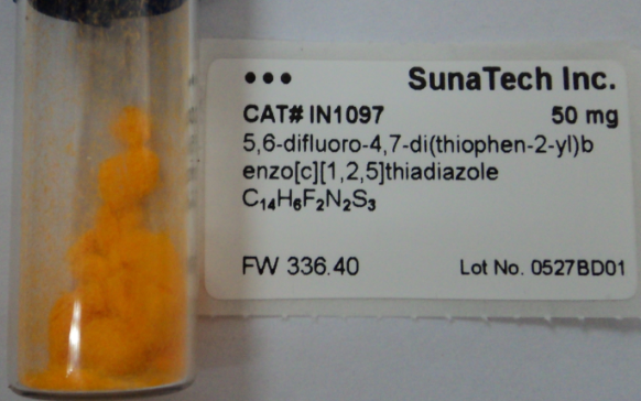 5,6-二氟-4,7-二(噻吩基)苯并[c][1,2,5]噻二唑,5,6-Difluoro-4,7-di(thiophen-2-yl)benzo[c][1,2,5]thiadiazole