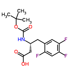 西他列汀-BOC丁酸,[[(1,1-dimethylethoxy)carbonyl]amino]-2,4,5-trifluoro-(R)-benzenebutanoic acid