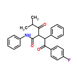 阿伐他汀钙母核M4,4-fluoro-alpha-(2-methyl-1-oxopropyl)-gama-oxo-n,beta-diphenylbenzene butaneamide