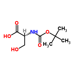 BOC-D-丝氨酸,N-Boc-D-serine