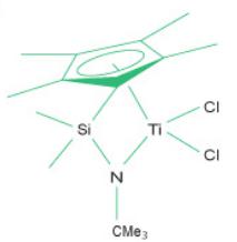 2,3,4,5-四甲基戊二烯二甲基环硅二叔丁基丁胺基钛二氯,(Dimethylsilyl(t-butylamino)(tetramethylcyclopentadienyl)titanium dichloride