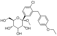 达格列净杂质K,(2S,3R,5S,6R)-2-(4-Chloro-3-(4-ethoxybenzyl)phenyl)-6-(hydroxymethyl)-2-methoxytetrahydro-2H-pyran-3,4,5-triol