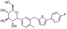 卡格列净杂质D,(2R,3R,4R,5S,6R)-2-(3-((5-(4-fluorophenyl)thiophen-2-yl)methyl)-4-methylphenyl)-6-(hydroxymethyl)tetrahydro-2H-pyran-3,4,5-triol