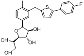 卡格列净杂质B,(2R,3S,4S,5R)-2-((S)-1,2-dihydroxyethyl)-5-(3-((5-(4-fluorophenyl)thiophen-2-yl)methyl)-4-methylphenyl)tetrahydrofuran-3,4-diol
