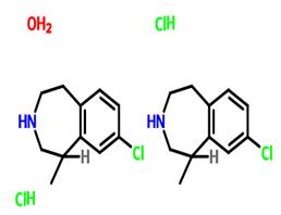 右旋氯卡色林盐酸盐半水合物,R-Lorcaserin hydrochloride hemihydrate