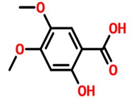 2-羟基-4,5二甲氧基苯甲酸